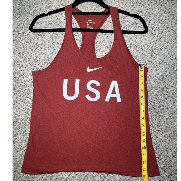 Red USA Olympic Nike Top - Racerback Tank Top -  Great Condition - Picture 6 of 9